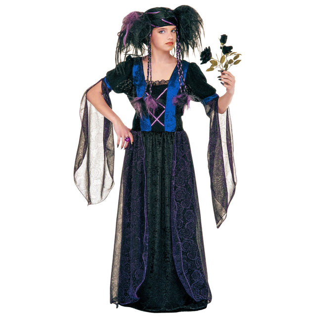 Robe d'Halloween fille gothique