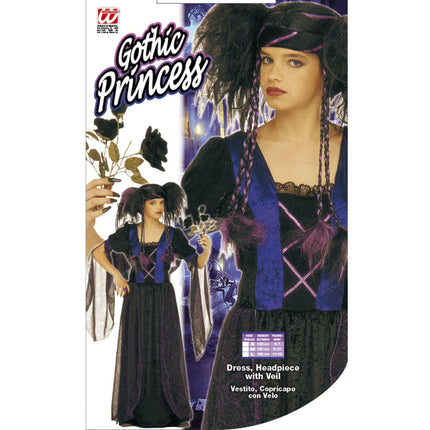 Robe d'Halloween fille gothique