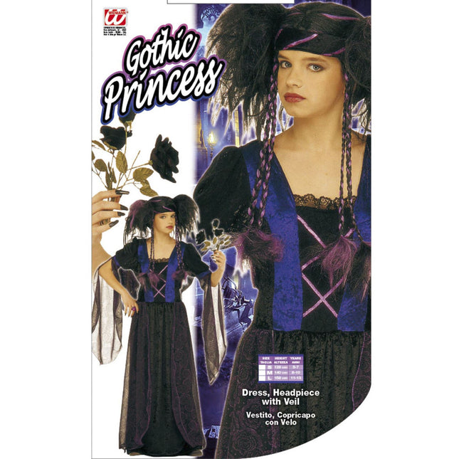 Robe d'Halloween fille gothique