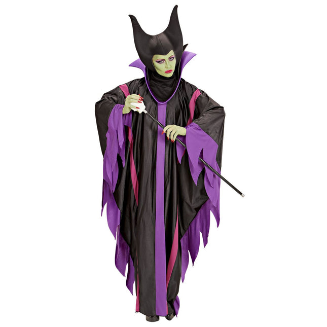 Robe d'Halloween Violet Dames Malefizia