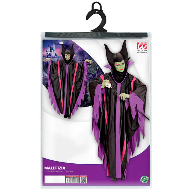 Robe d'Halloween Violet Dames Malefizia