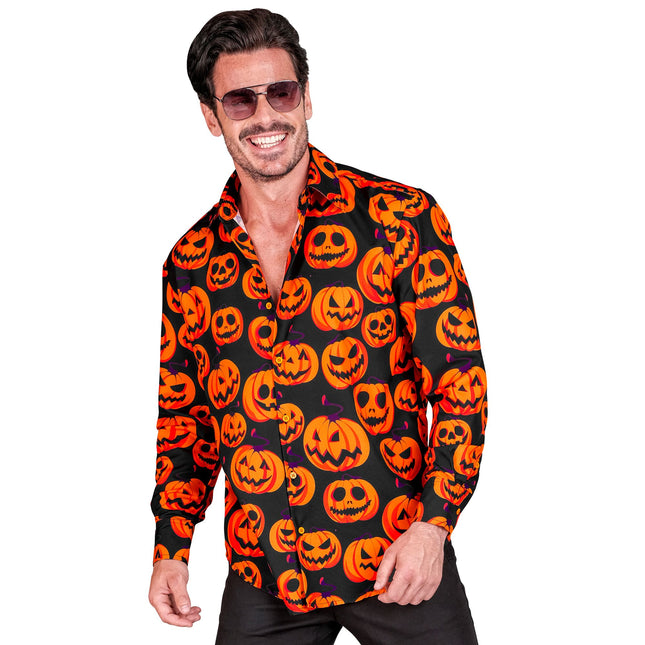 Chemise d'Halloween Citrouille