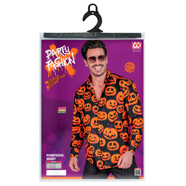 Chemise d'Halloween Citrouille