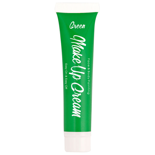 Peinture corporelle verte
