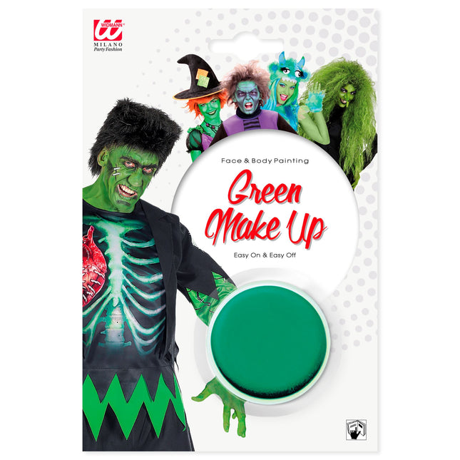 Maquillage vert Aqua