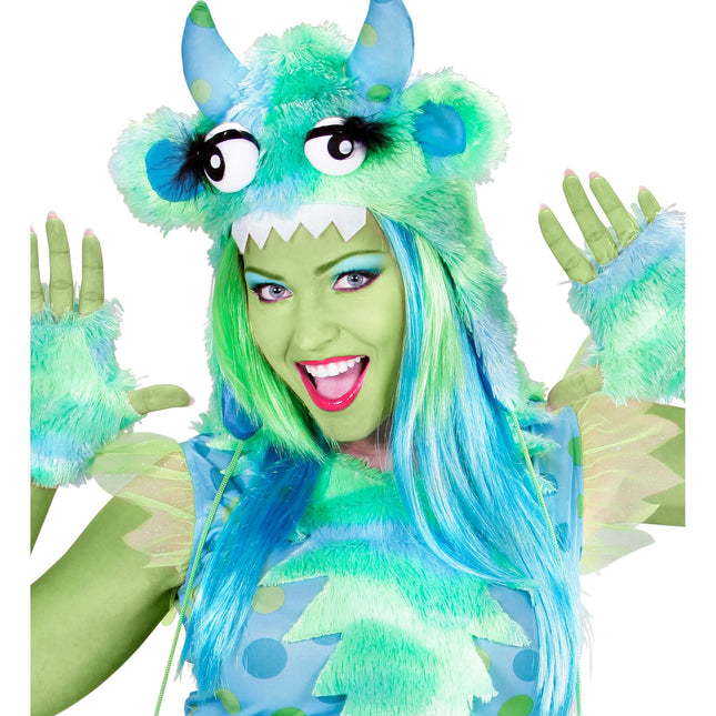 Maquillage vert Aqua