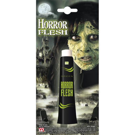 Peinture d'Halloween verte