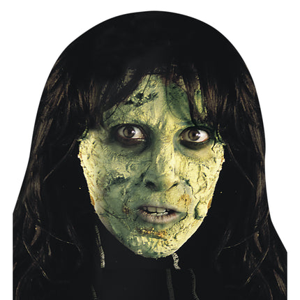 Peinture d'Halloween verte