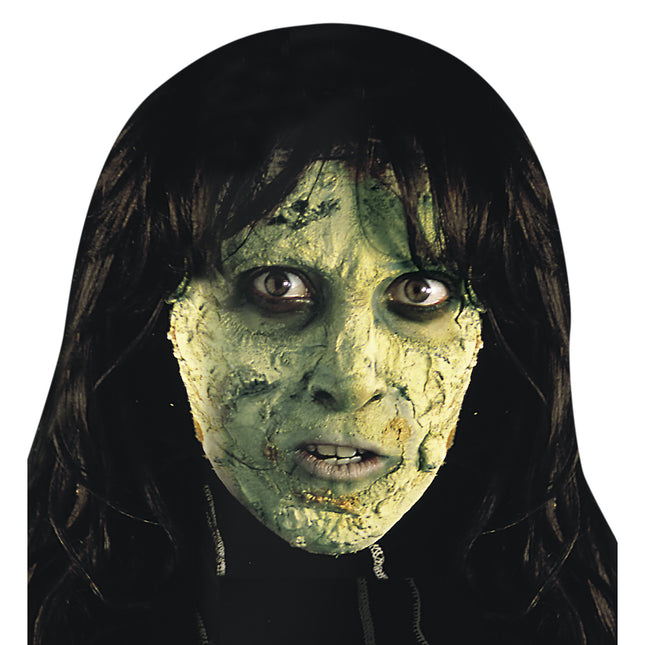 Peinture d'Halloween verte
