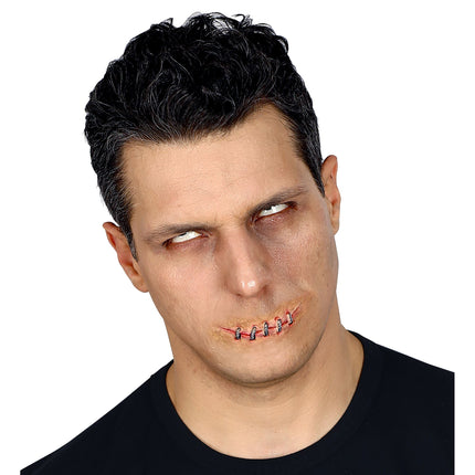 Fausse bouche blessée d'Halloween