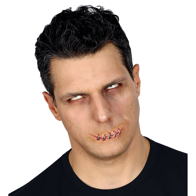 Fausse bouche blessée d'Halloween