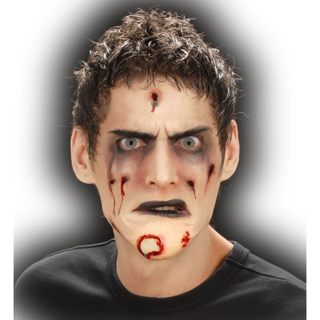 Halloween Fausse blessure menton de zombie