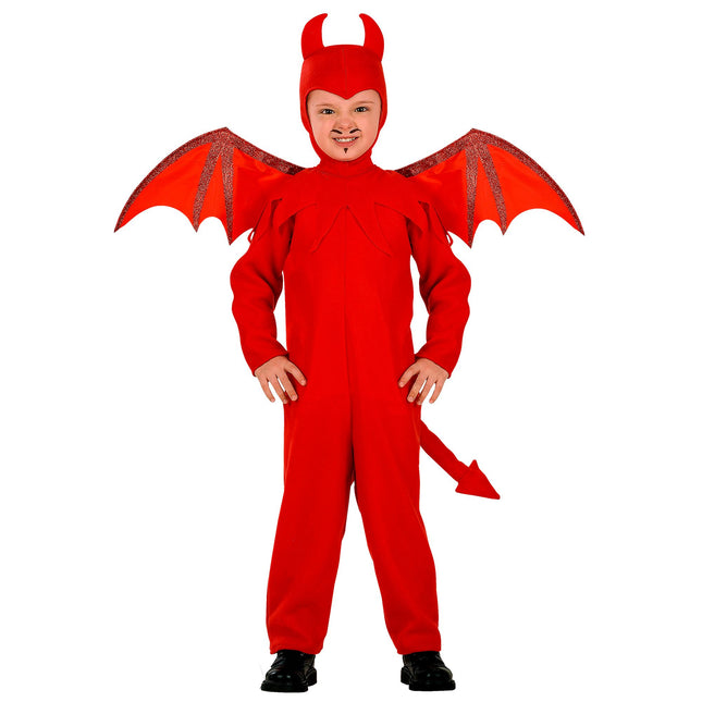 Costume d'Halloween Rouge Enfant Diable 3 pièces