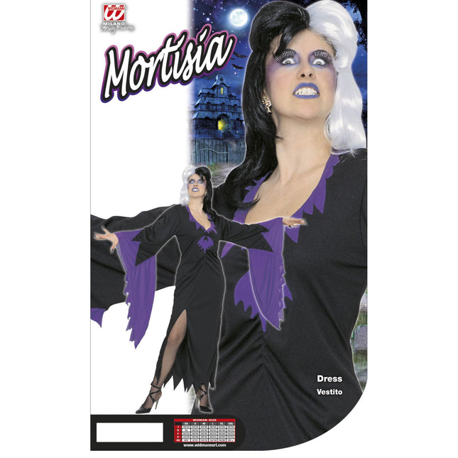 Morticia Costume Dames
