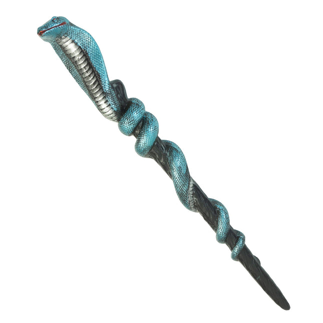 Sceptre bleu argenté 64cm