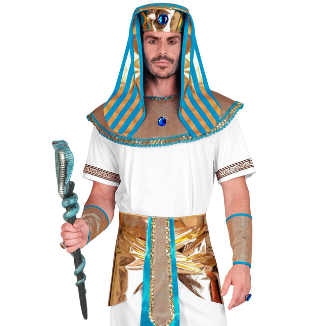 Sceptre bleu argenté 64cm