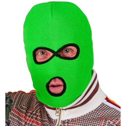 Cagoule noire et verte