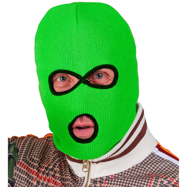 Cagoule noire et verte