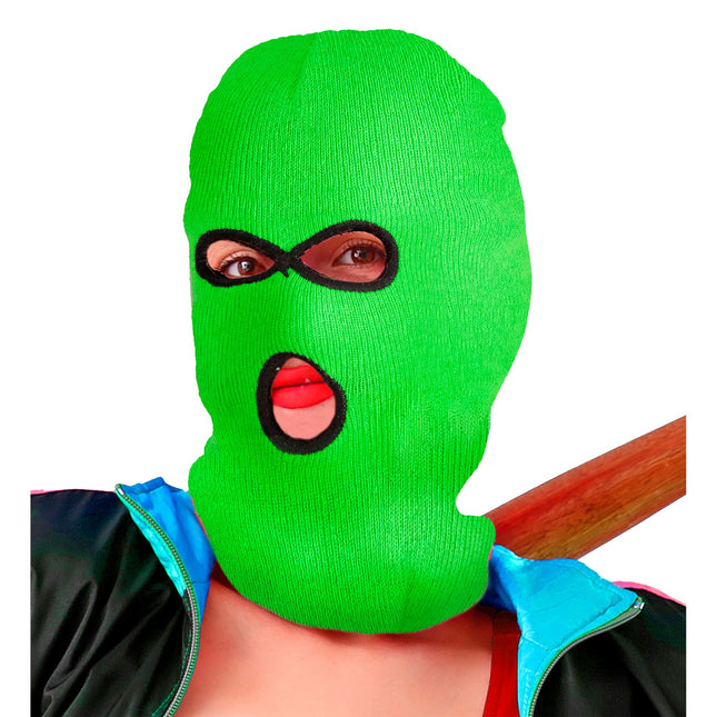 Cagoule noire et verte