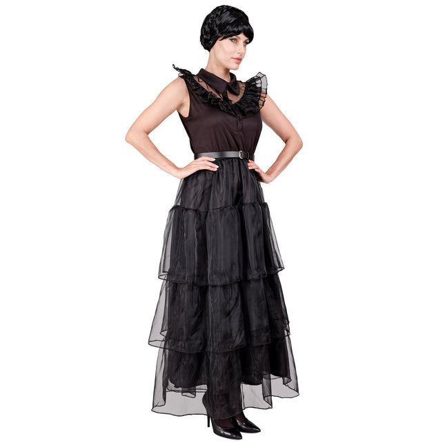 Robe d'Halloween Noir Dames Gothique