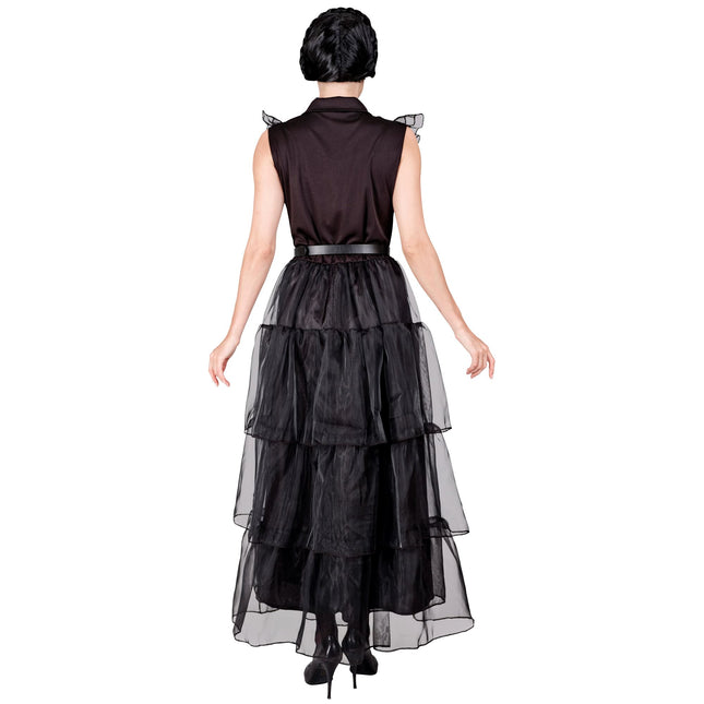 Robe d'Halloween Noir Dames Gothique