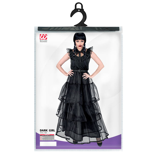 Robe d'Halloween Noir Dames Gothique