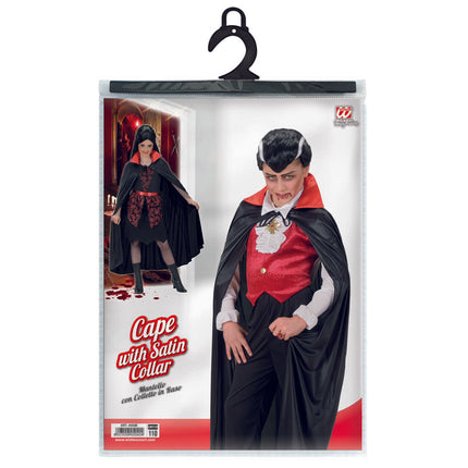 Cape de vampire Noir Rouge Enfant