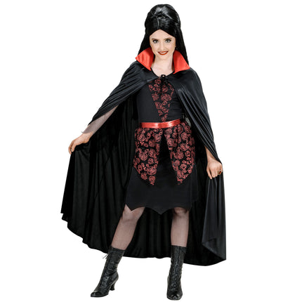 Cape de vampire Noir Rouge Enfant