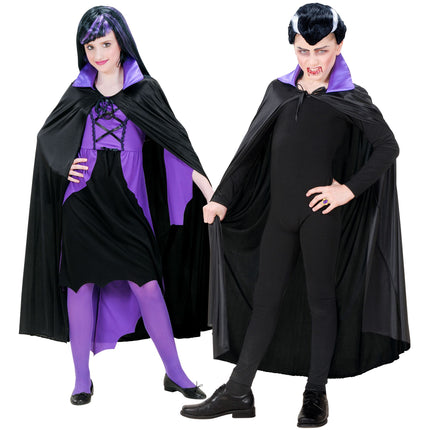 Cape violette noire enfant
