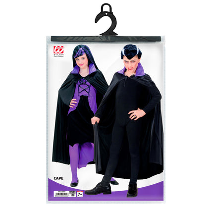Cape violette noire enfant