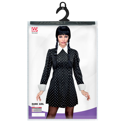 Robe d'Halloween Noir Blanc Dames Gothique