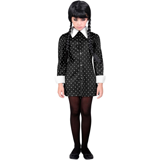 Costume d'Halloween Fille noire gothique