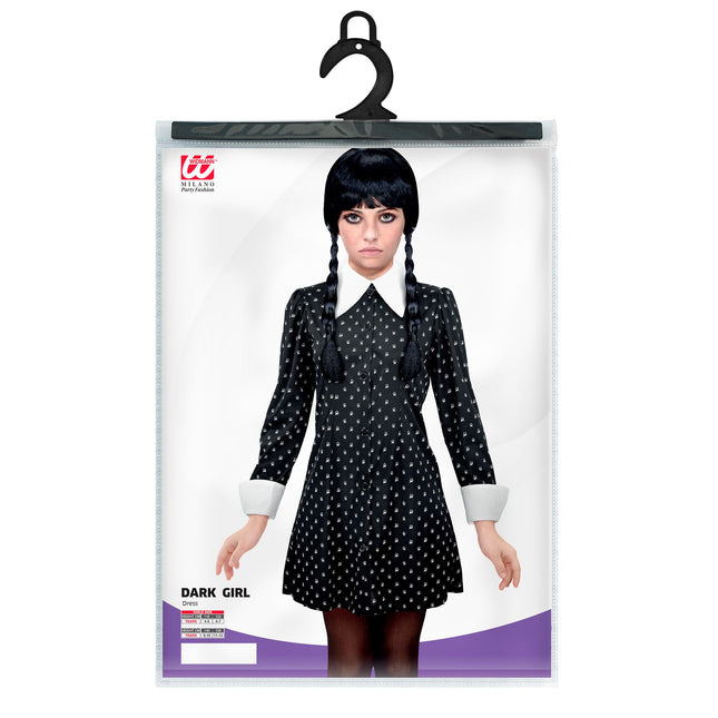 Costume d'Halloween Fille noire gothique