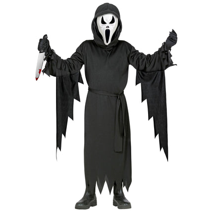 Costume noir enfant fantôme