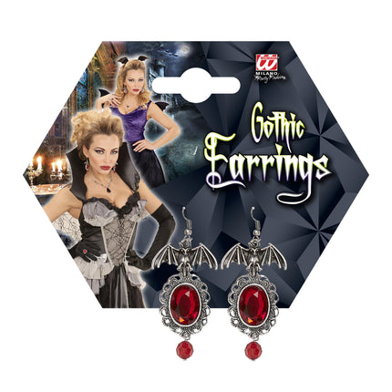 Boucles d'oreilles chauve-souris