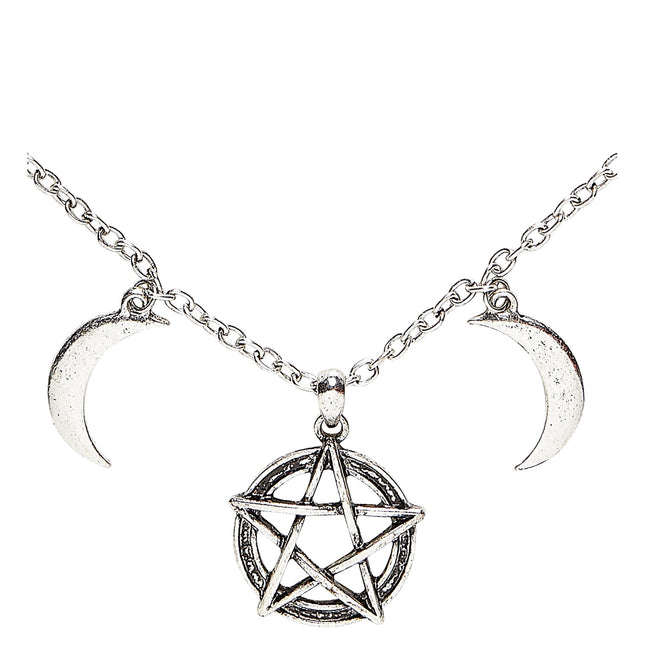 Collier en argent ésotérique