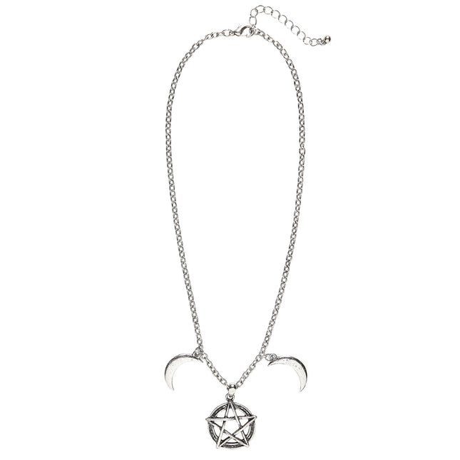 Collier en argent ésotérique