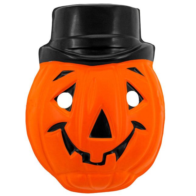 Masque à la citrouille Noir Orange