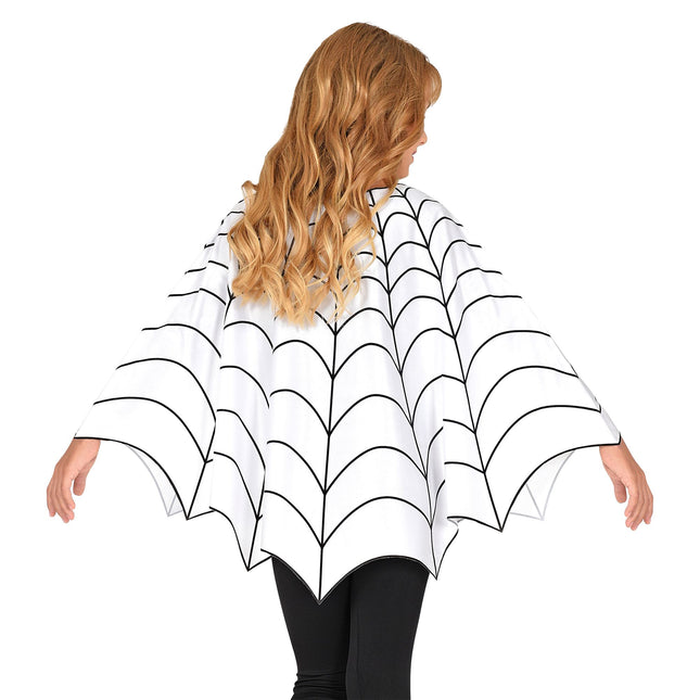 Poncho Halloween enfant Toile d'araignée