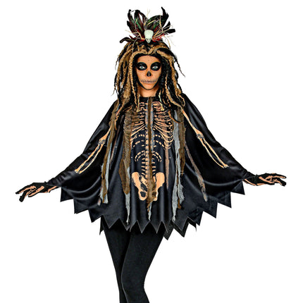 Poncho d'Halloween Voodoo