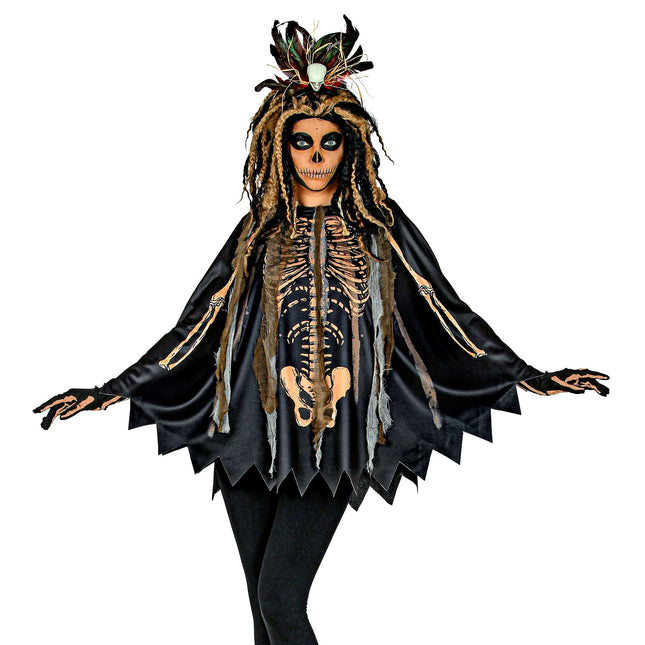 Poncho d'Halloween Voodoo
