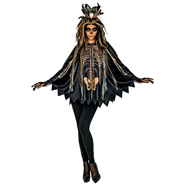 Poncho d'Halloween Voodoo