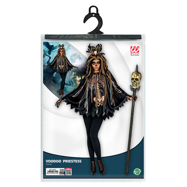 Poncho d'Halloween Voodoo