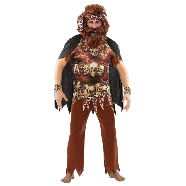Costume d'Halloween Homme Prêtre 4 pièces
