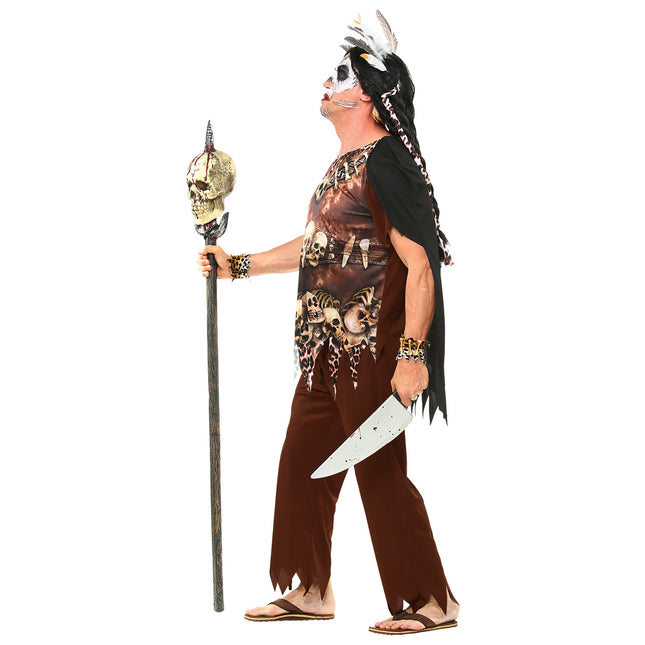 Costume d'Halloween Homme Prêtre 4 pièces