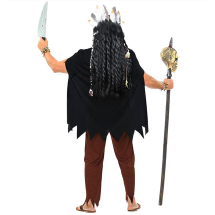 Costume d'Halloween Homme Prêtre 4 pièces