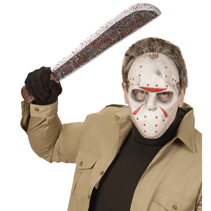 Halloween Fausse Machette Sanglante 56cm