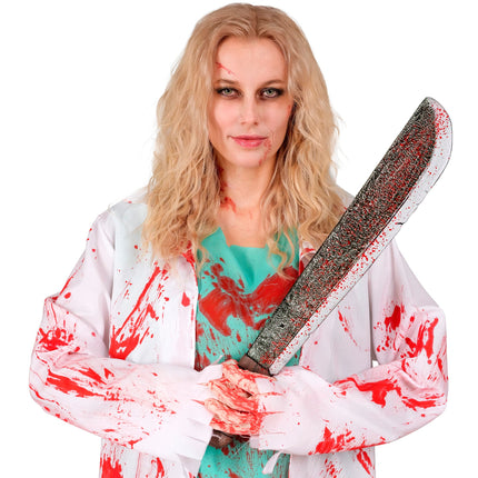 Halloween Fausse Machette Sanglante 56cm