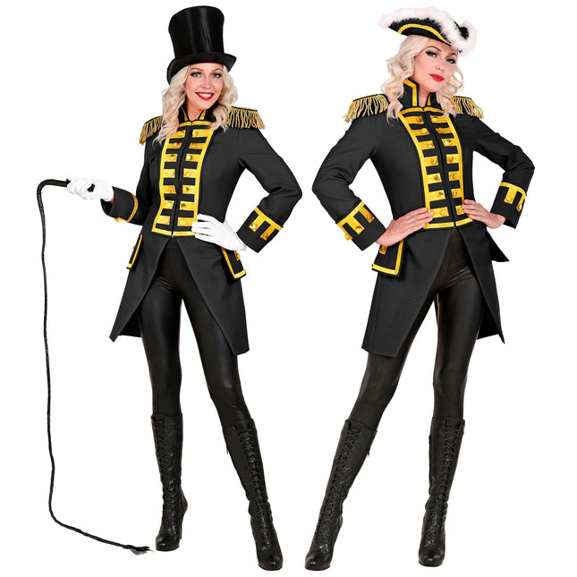 Veste Pirate Noir Or Dames