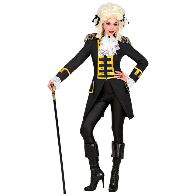 Veste Pirate Noir Or Dames